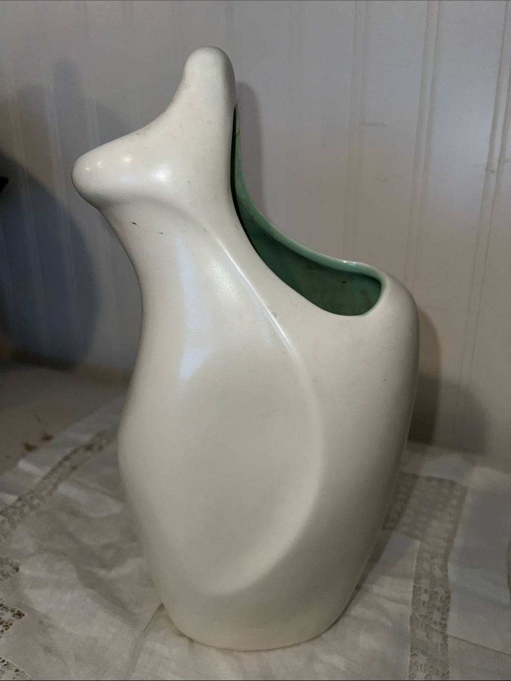 MCM Red Wing pottery B2317 modernist vase